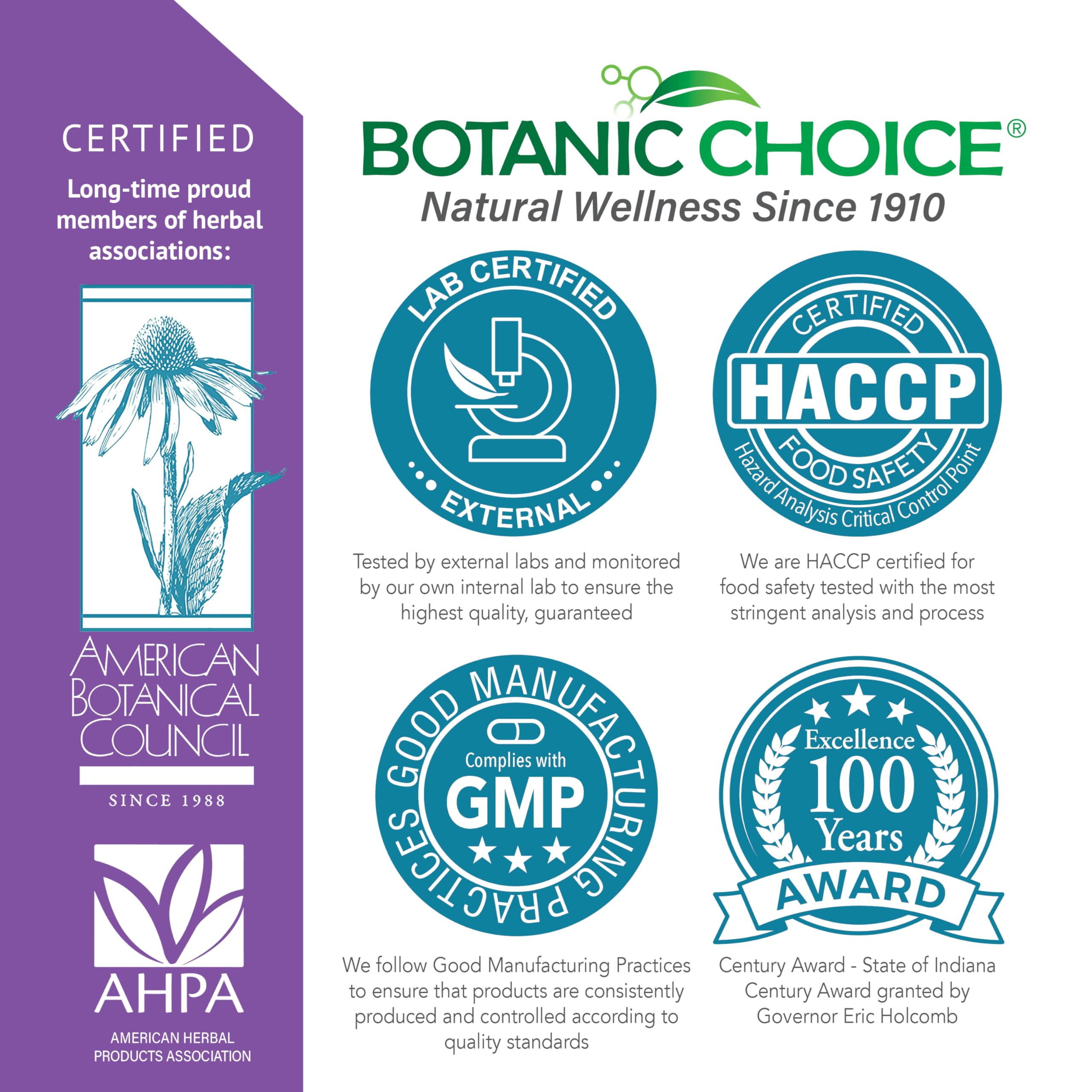 Botanic Choice Passion Flower Liquid Extract packaging details