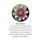 Botanic Choice Passion Flower Liquid Extract with a glass of water