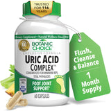 Botanic Choice Uric Acid Support Capsules front view