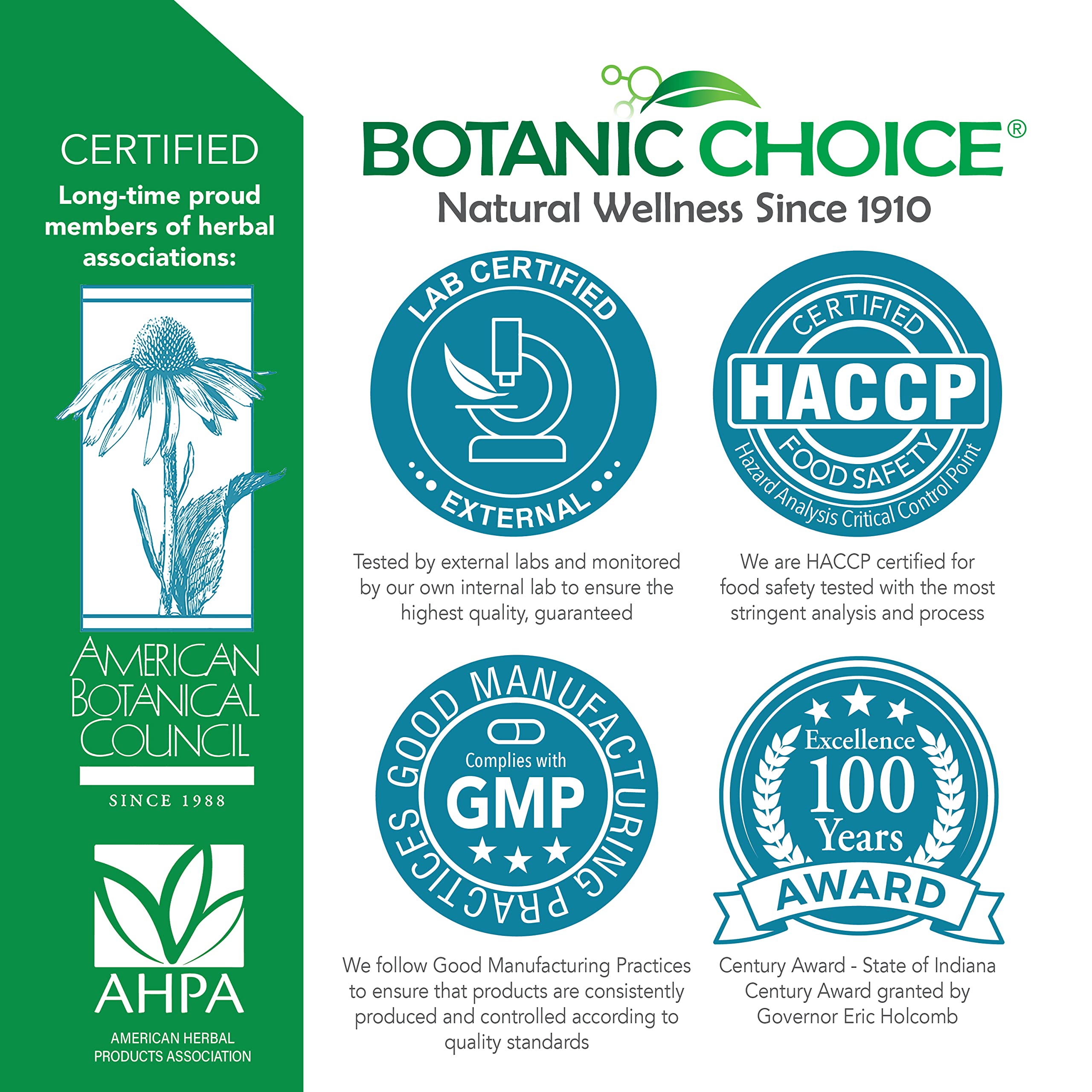 Botanic Choice Uric Acid Support Capsules with a measuring spoon