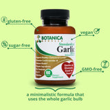 Botanica Medella Odourless Organic Garlic Capsules packaging details