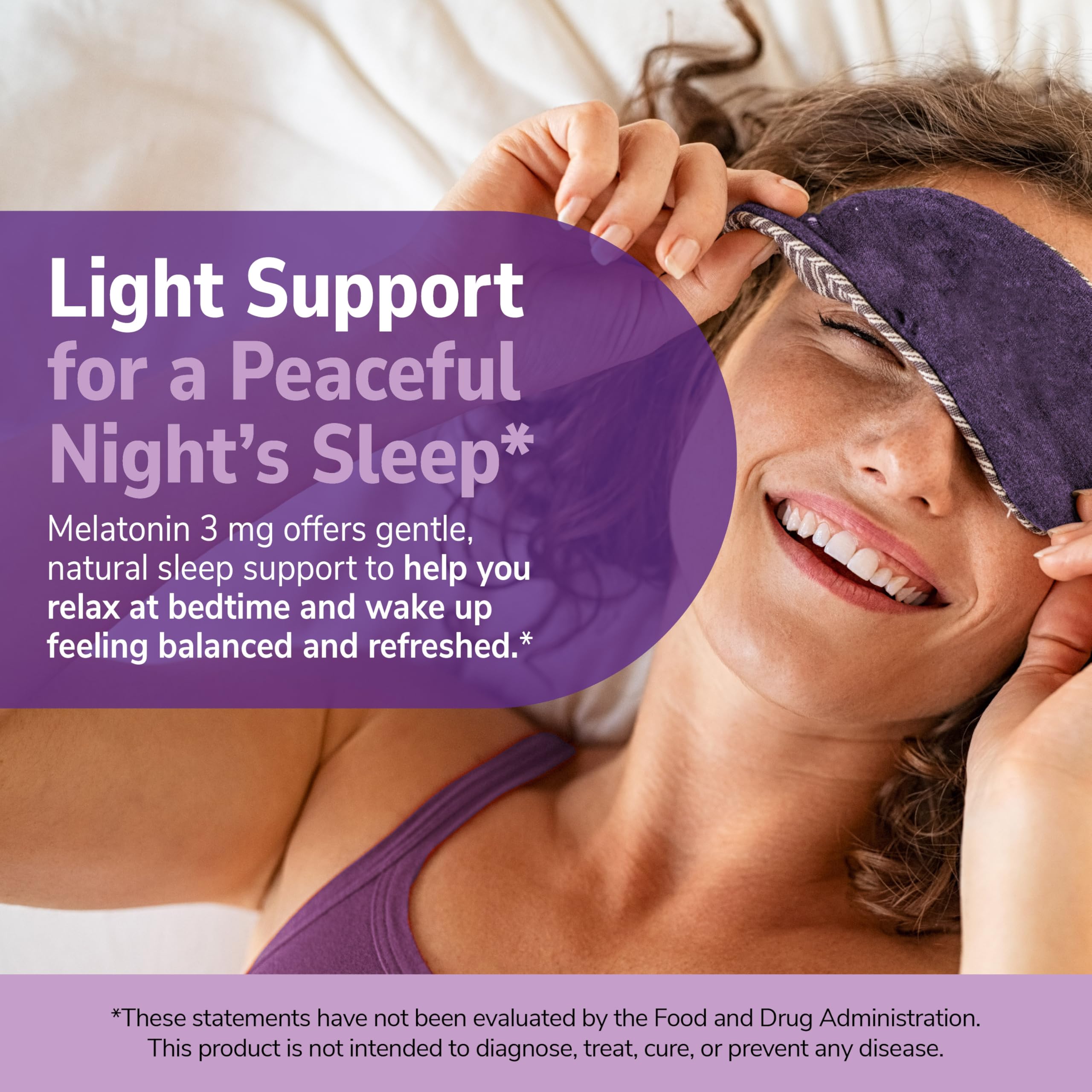 Bottle of 21st Century Melatonin 3mg Sleep Aid Tablets