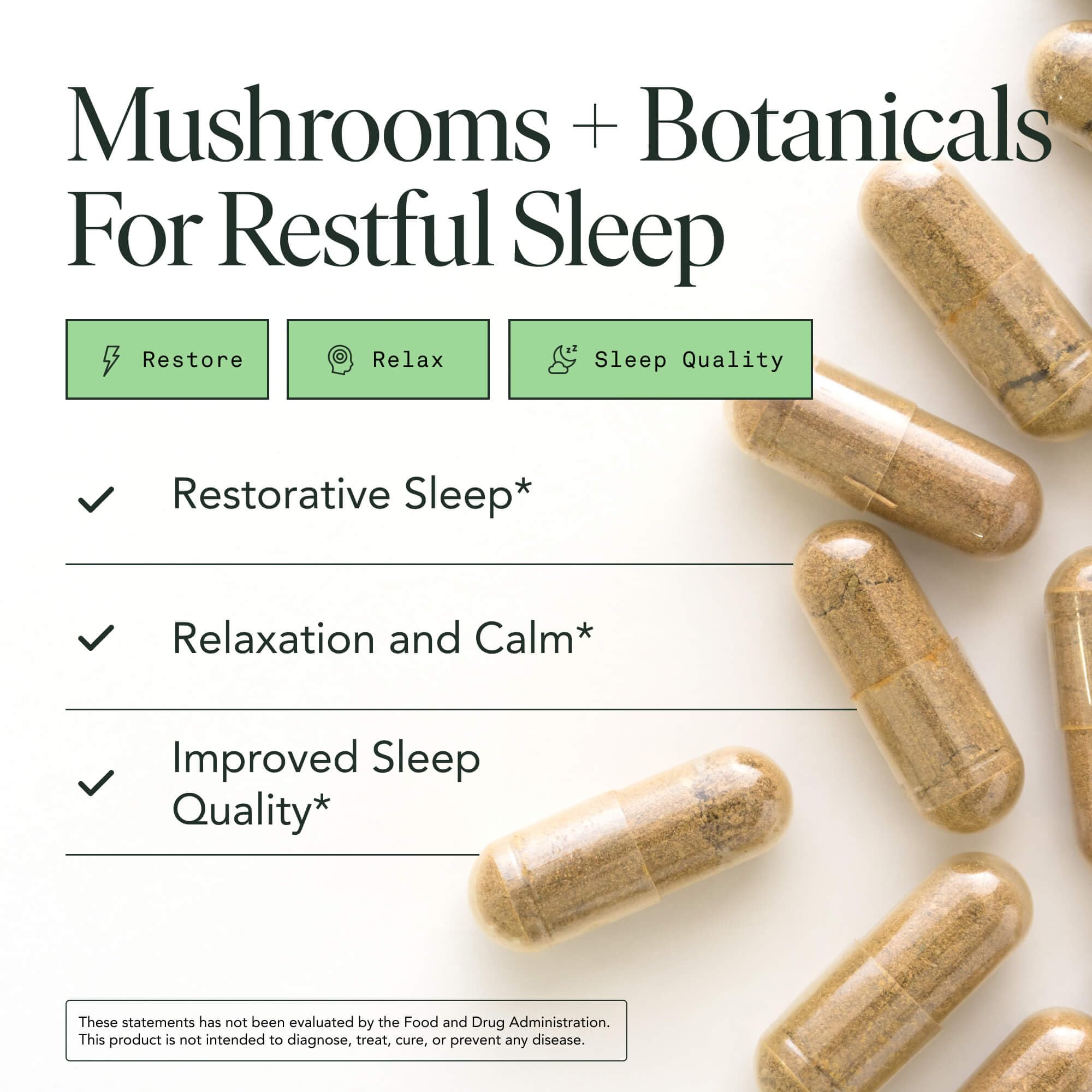 Bottle of Fantastic Fungi Organic Reishi Mushroom Capsules with label