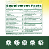 Bottle of MegaFood Men's 55+ Multivitamin Gummies side view
