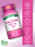 Bottle of Nature's Truth Calcium 500mg with Vitamin D3