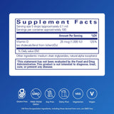 Bottle of Pure Encapsulations Vegan Vitamin D3 Liquid with dropper