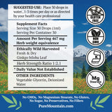 Bottle of Pure Mountain Botanicals Ginkgo Biloba Liquid with label