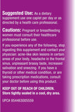 Bottle of Relentless Improvement Iodine Supplement with caplets
