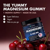 Bottle of Secret Element Magnesium Gummies with cherry flavour