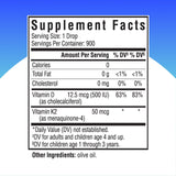 Bottle of Seeking Health Liquid Vitamin D3 & K2 Drops with dropper