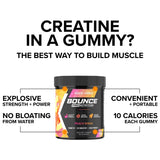 Bounce Pro Creatine Gummies in a bowl showcasing their texture