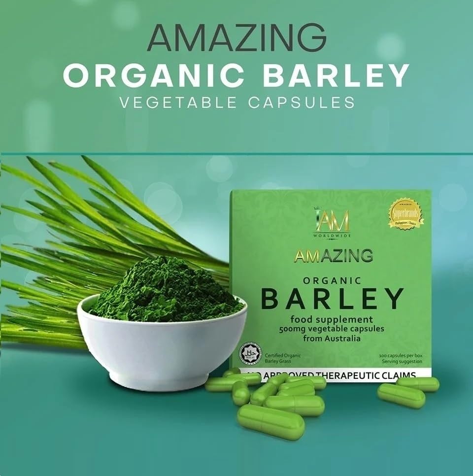 Box of Generic Barley Grass Multivitamin Capsules packaging
