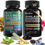 Boysea Shilajit and Sea Moss Vitality Set front view