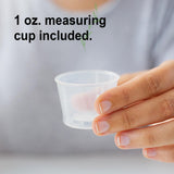 BPA-free cup included with Vital Earth Minerals Liquid Multivitamin