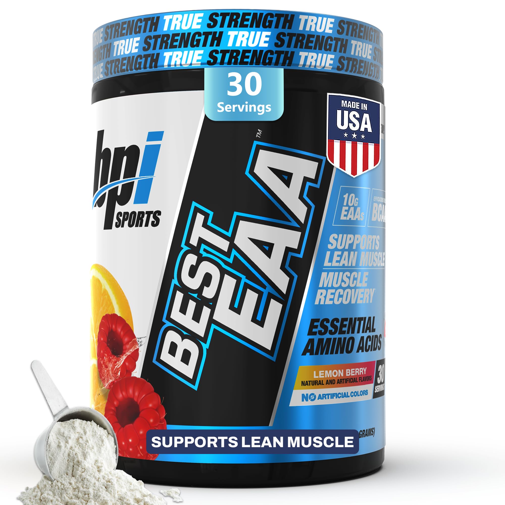 BPI Sports Amino Acid Powder 386g front view with packaging