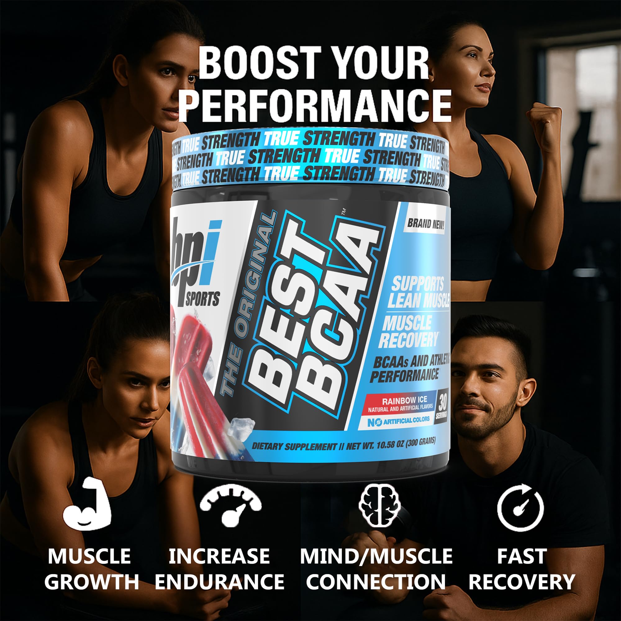 BPI Sports BCAA 300g nutritional information