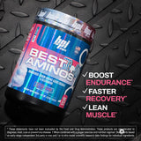 BPI Sports Best Aminos BCAA Supplement in a gym setting