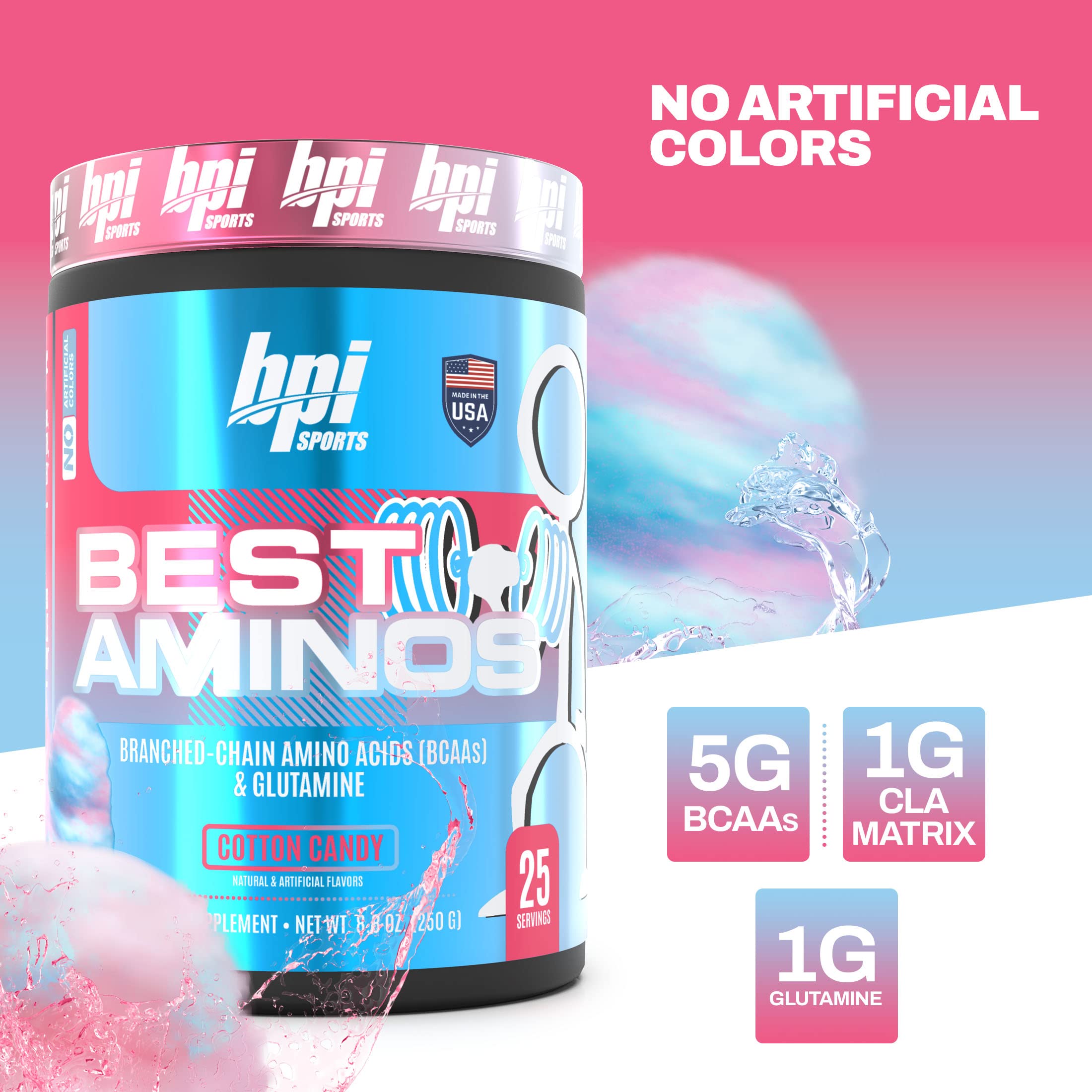 BPI Sports Best Aminos BCAA Supplement packaging details