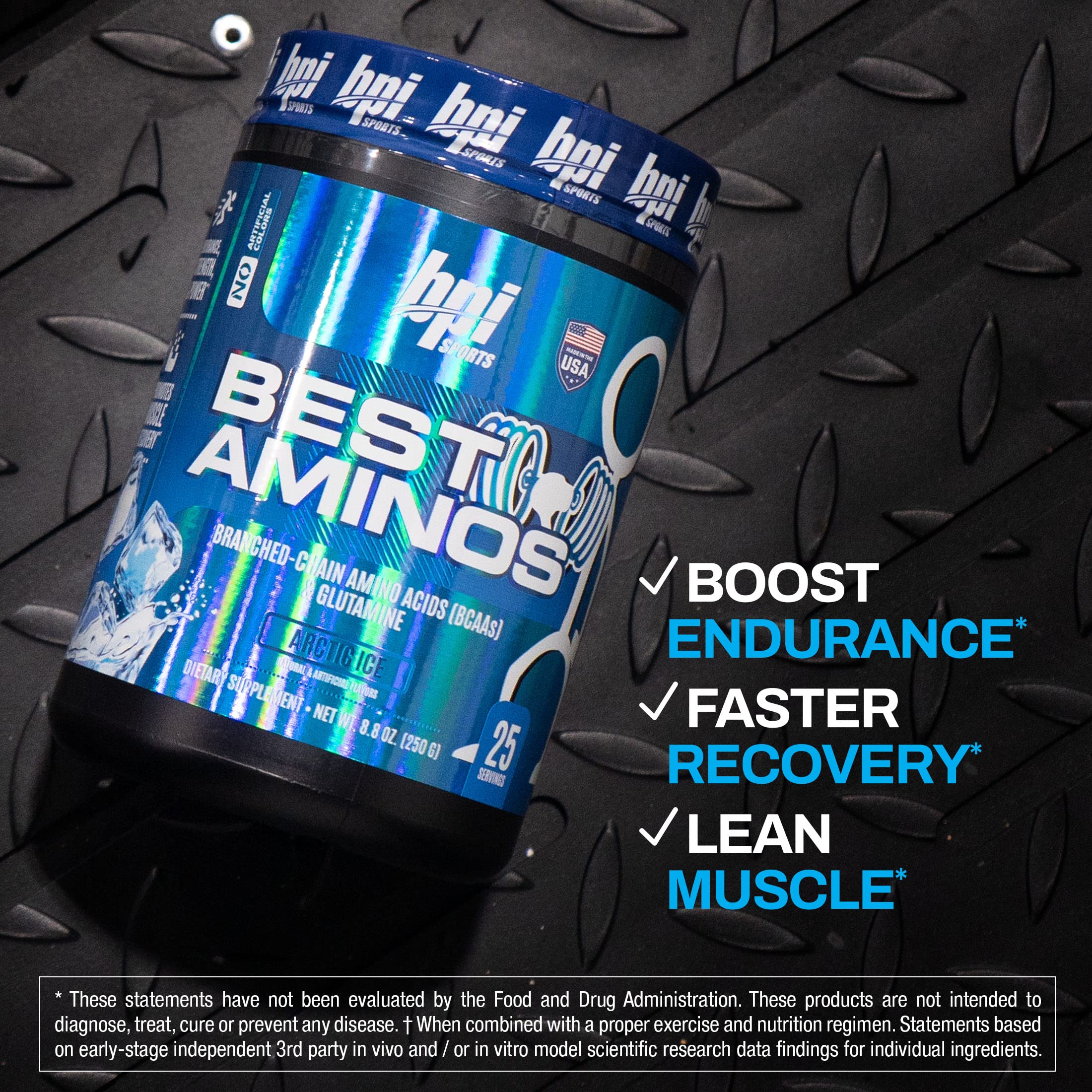 BPI Sports Best Aminos Muscle use Powder scooped out showing powder