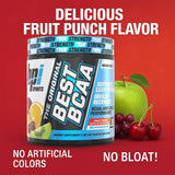 BPI Sports Best BCAA 300g Fruit Punch Powder back view
