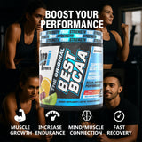 BPI Sports Best BCAA 300g Fruit Punch Powder with scoop