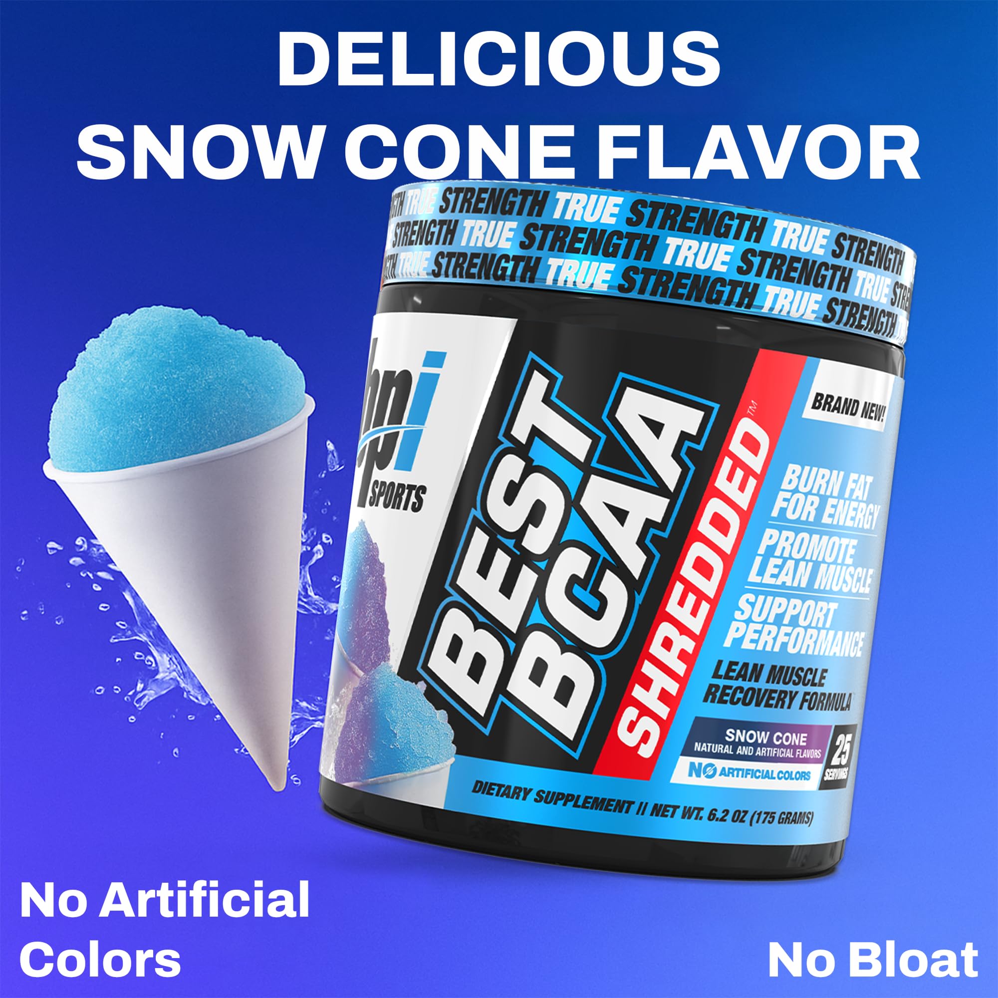 BPI Sports Best BCAA Amino Acids Powder back view