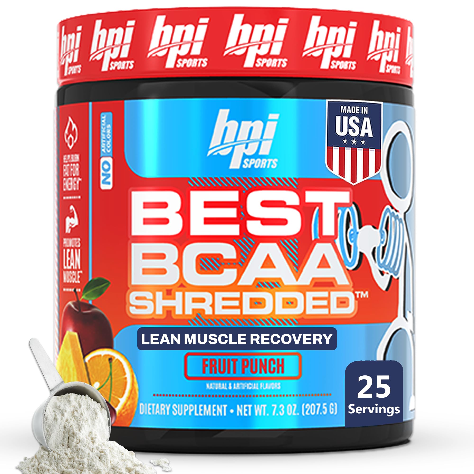 BPI Sports Best BCAA Amino Acids Powder front view