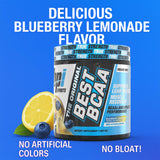 BPI Sports Best BCAA Blueberry Lemonade 363g back view