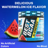 BPI Sports Best BCAA Energy Powder 299g Watermelon Ice back view