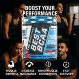 BPI Sports Best BCAA Grape Powder mixed in water