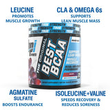 BPI Sports Best BCAA Grape Powder scoop