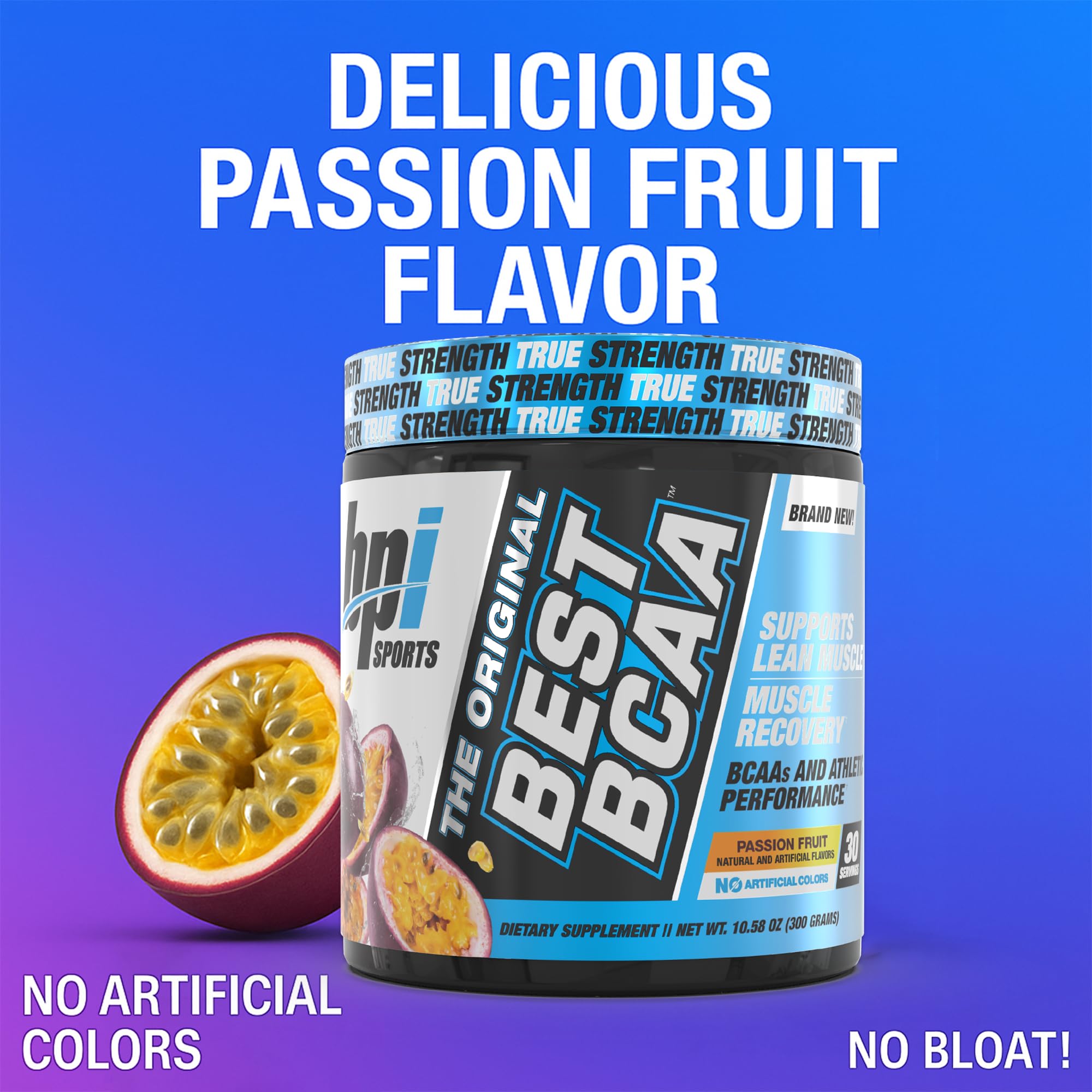 BPI Sports Best BCAA Passion Fruit flavour packaging