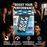BPI Sports Best BCAA Powder Blue Raspberry 599g scoop