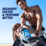 BPI Sports Best BCAA Powder close-up of ingredients