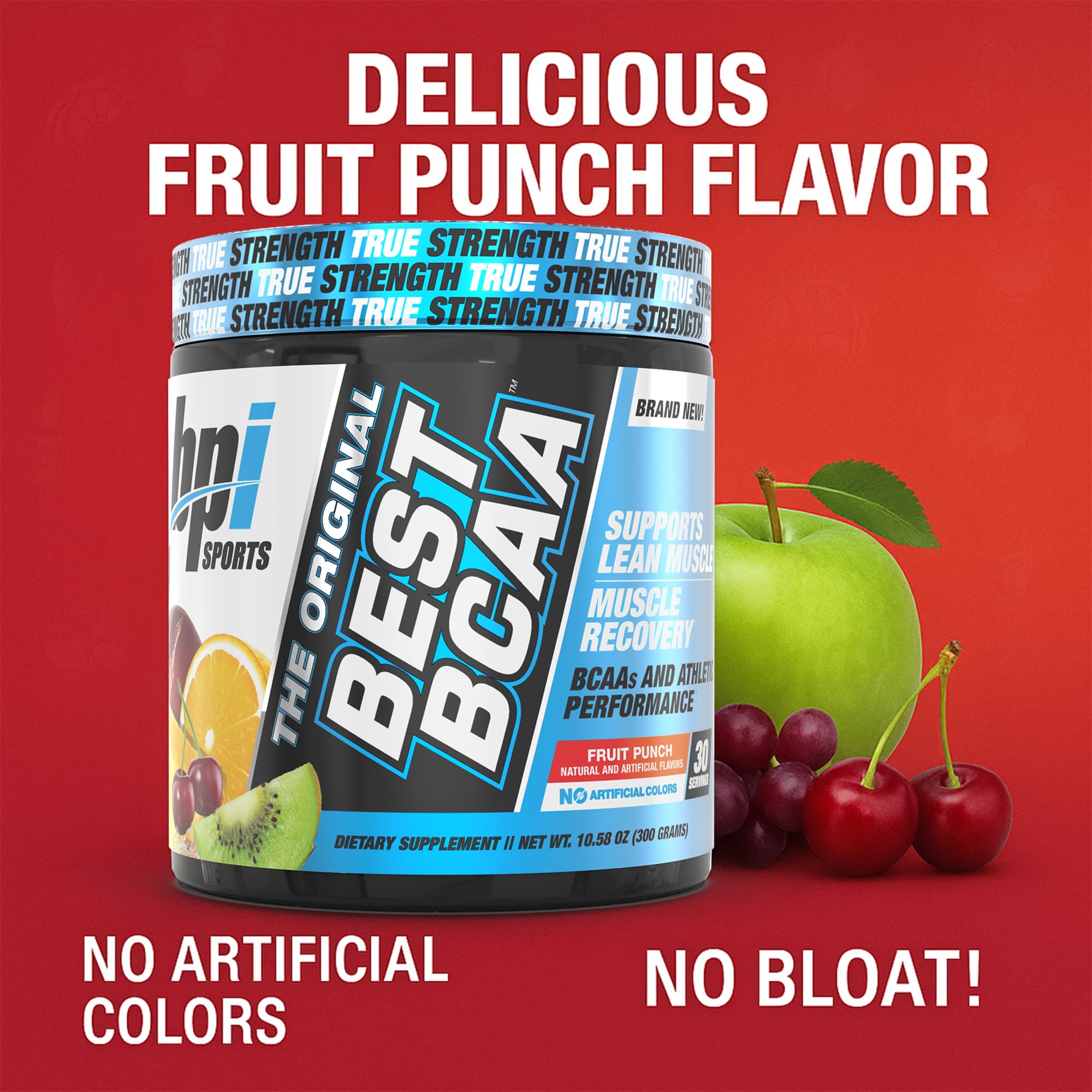 BPI Sports Best BCAA Powder Fruit Punch packaging