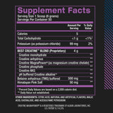 BPI Sports BEST CREATINE 272g packaging back view