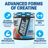 BPI Sports Best Creatine 272g powder in a scoop
