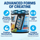 BPI Sports BEST CREATINE 272g scoop with powder