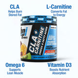 BPI Sports CLA + Carnitine 272g ingredients list