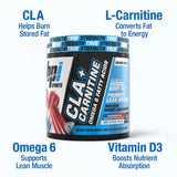 BPI Sports CLA + Carnitine 320g ingredients list