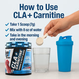 BPI Sports CLA + Carnitine 320g product in lifestyle setting