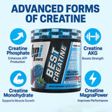 BPI Sports Creatine Powder 272g back view with ingredient list
