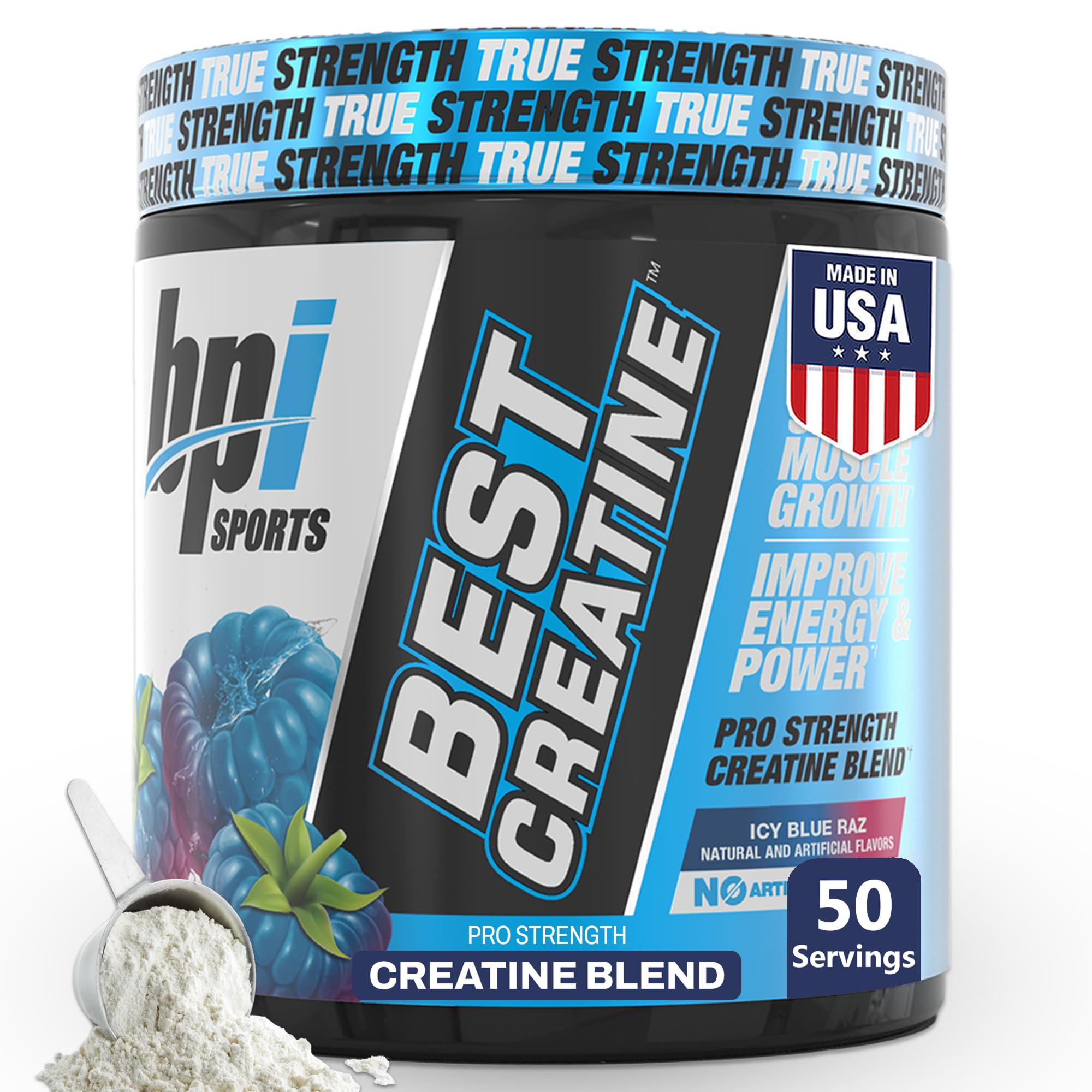 BPI Sports Creatine Powder 272g front view with packaging