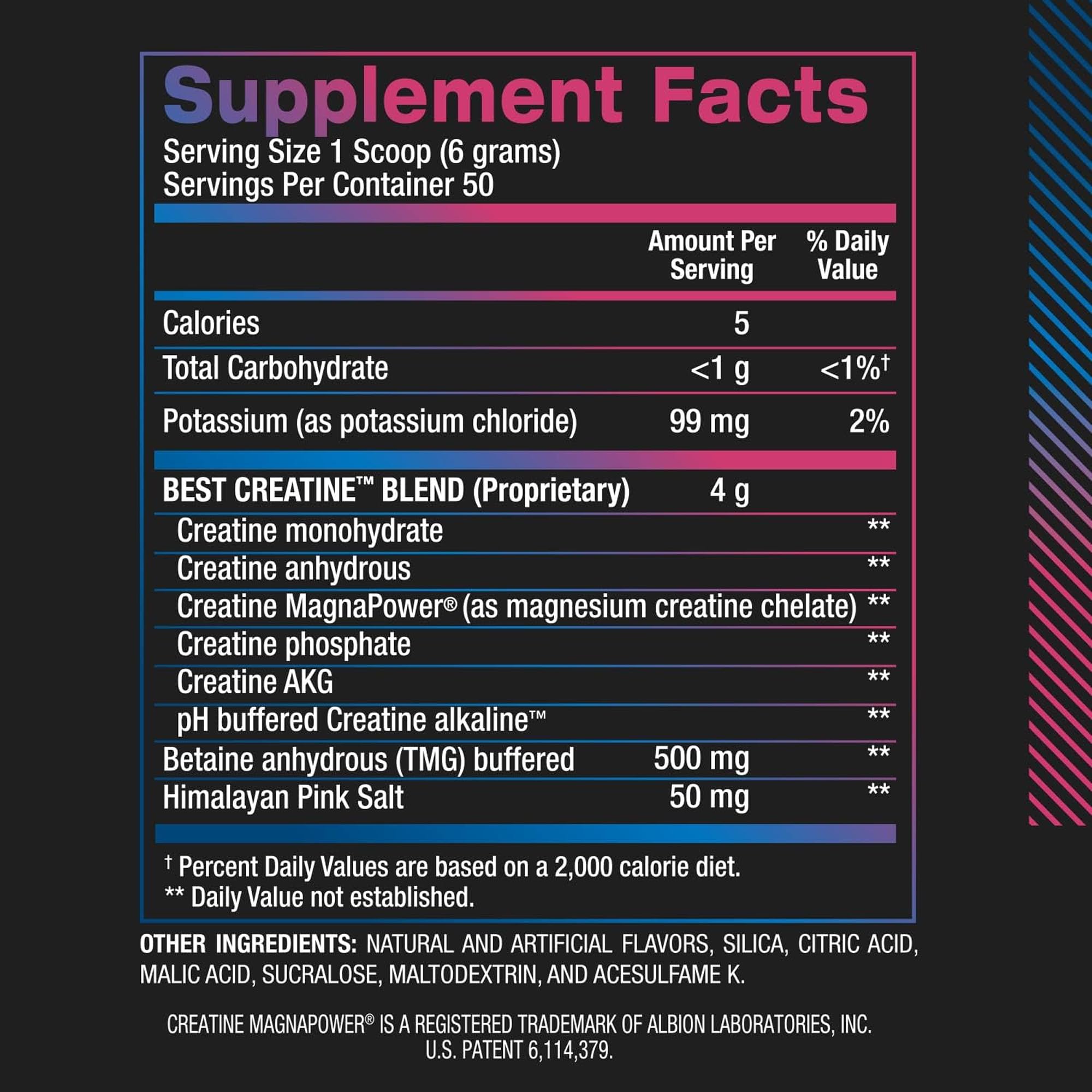 BPI Sports Creatine Powder displayed next to fitness accessories