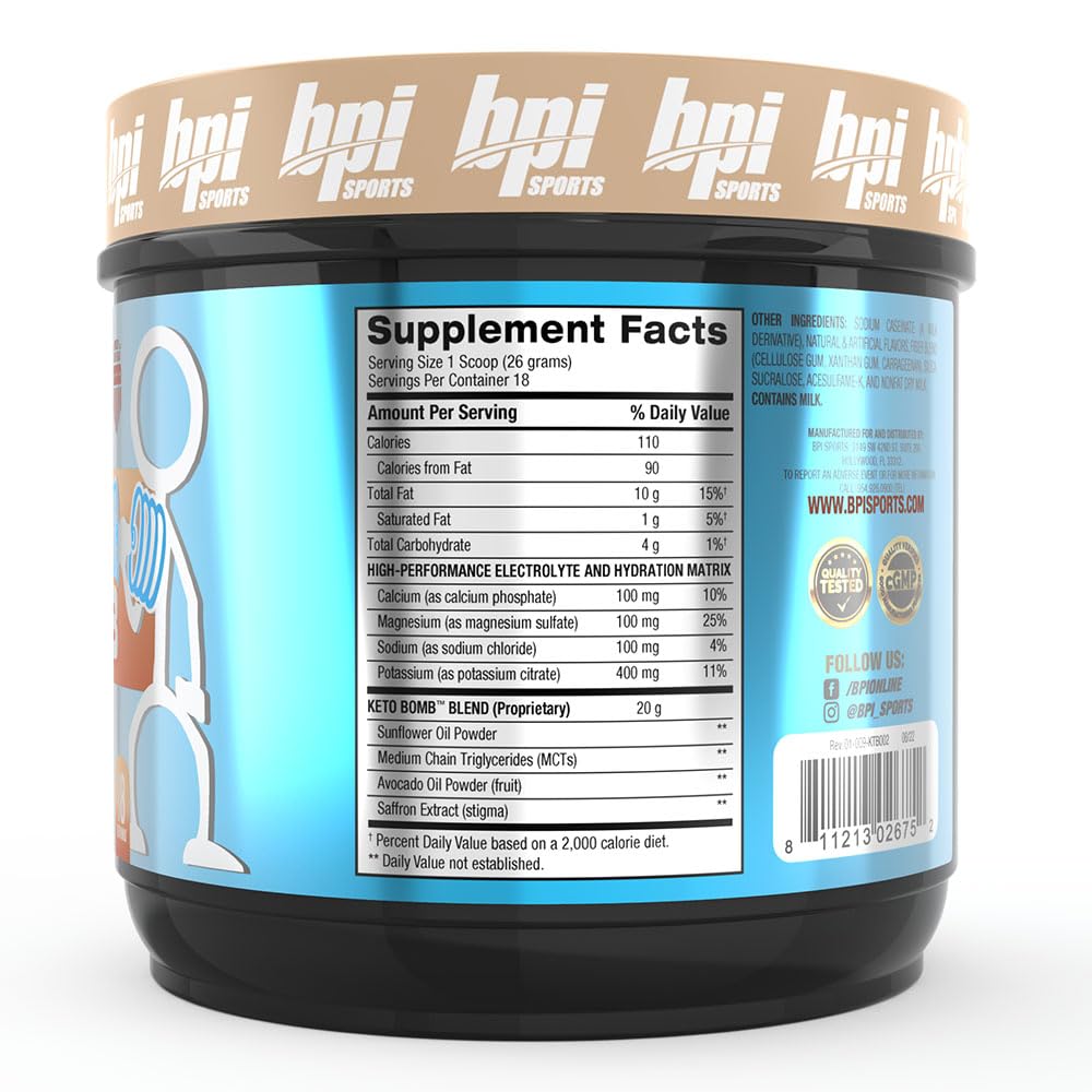 BPI Sports Keto Bomb Coffee Creamer 454g in coffee