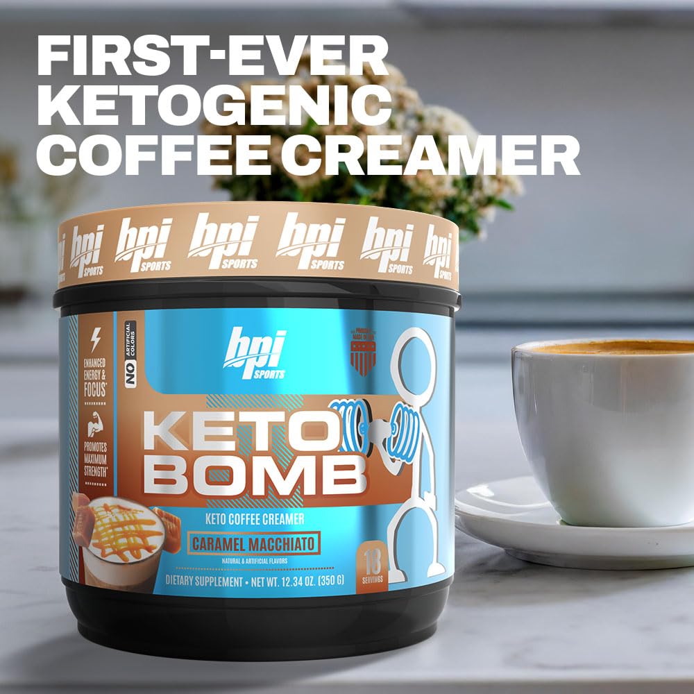 BPI Sports Keto Bomb Coffee Creamer 454g ingredients list