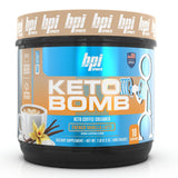 BPI Sports Keto Coffee Creamer 454g French Vanilla Latte front view