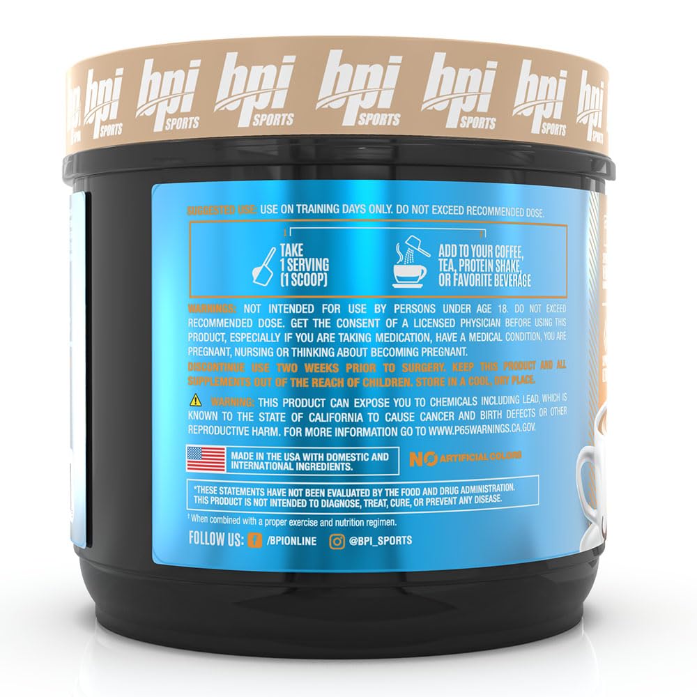 BPI Sports Keto Coffee Creamer 454g packaging side view