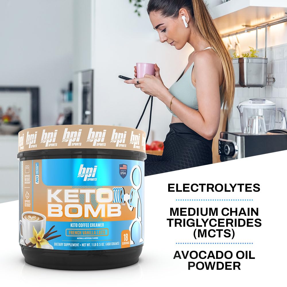 BPI Sports Keto Coffee Creamer nutritional information