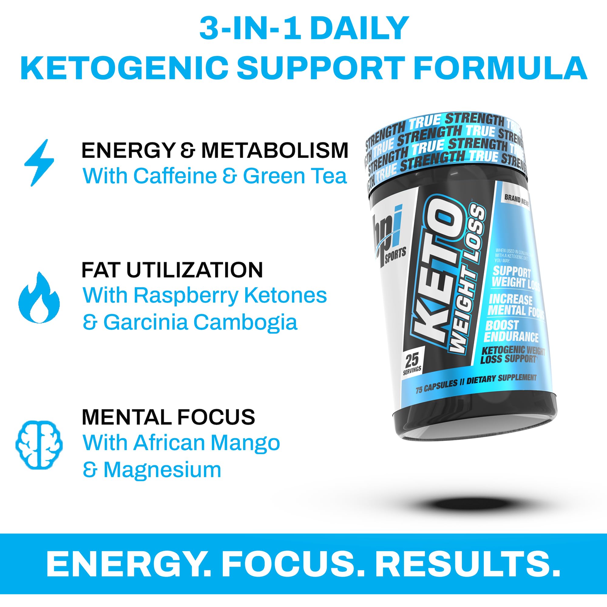 BPI Sports Keto Weight Loss Elite capsule close-up